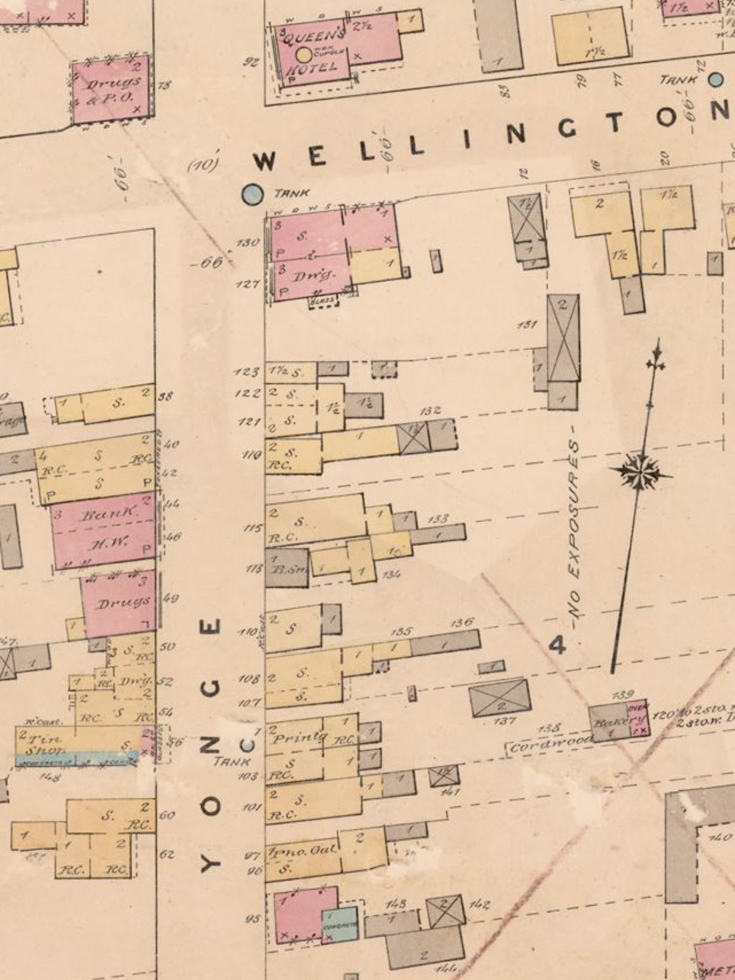 Very old map showing Wellington