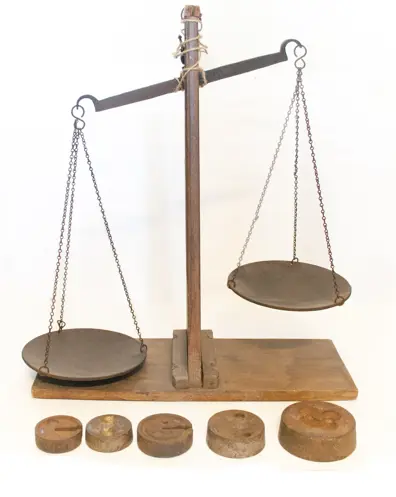 Old Scale and weights